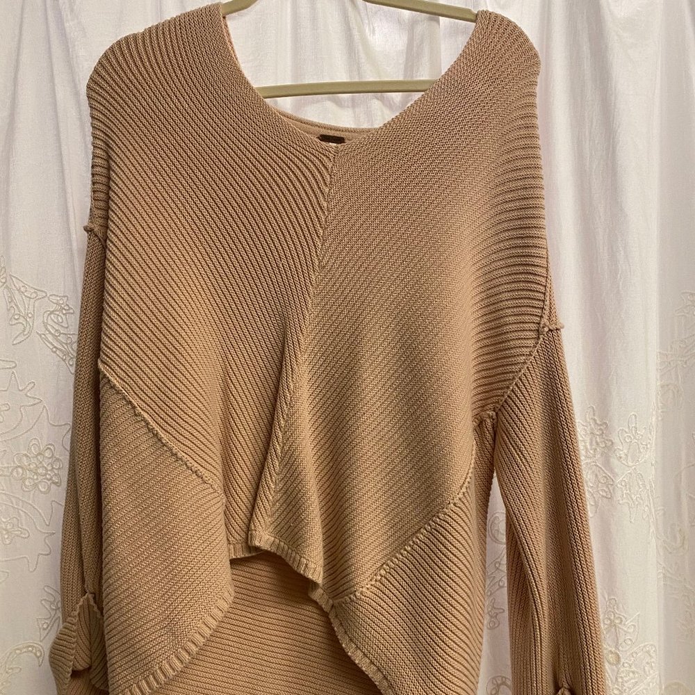 Free People Cream Sweater